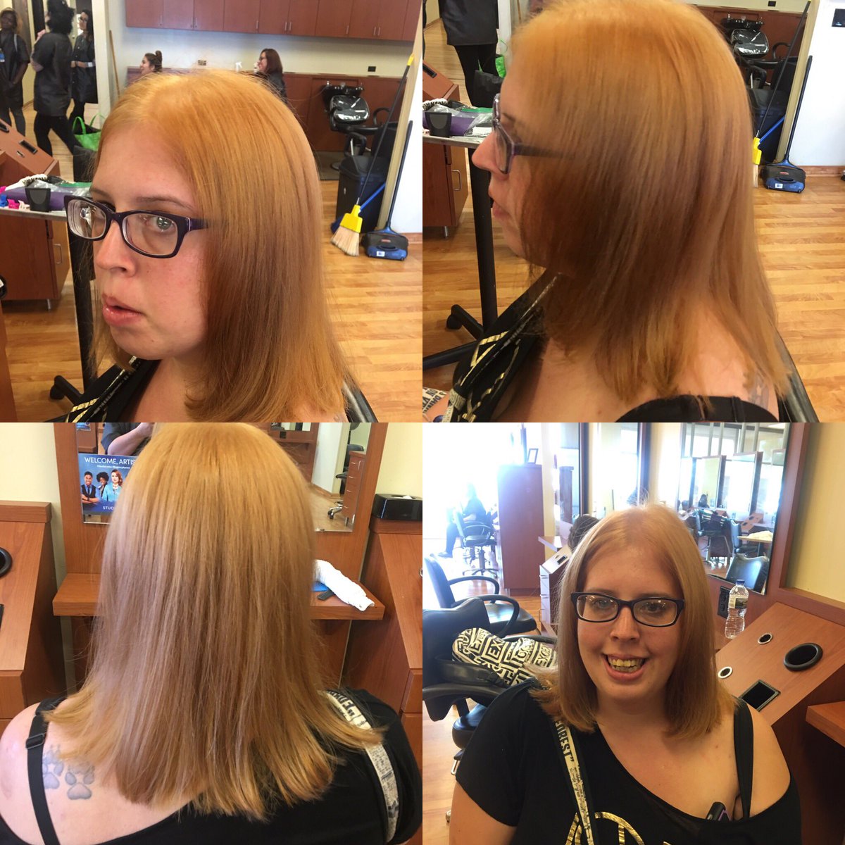 HairByVash1492's tweet image. 6 1/4 inches off and rose gold overlay. #regency 
#studioluma 
#Colourlove