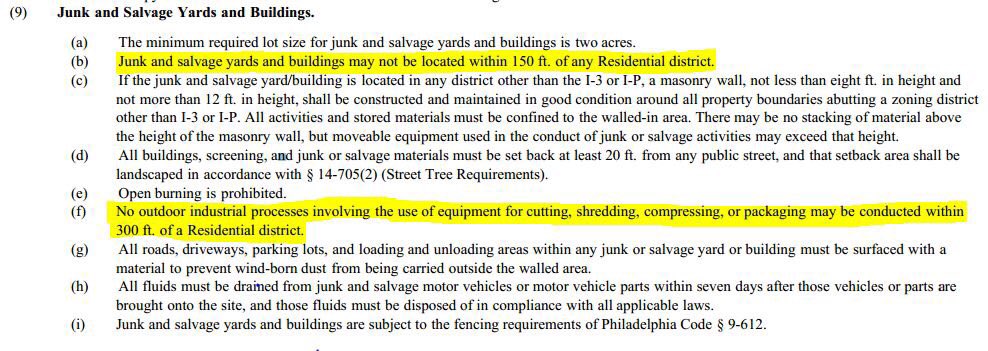 ScrapTheYard's tweet photo. Thank you 2 @MariaQSanchez for her letter opposing the junkyard zoning request. They can't comply w the setbacks! https://t.co/rr1lapgSFV
