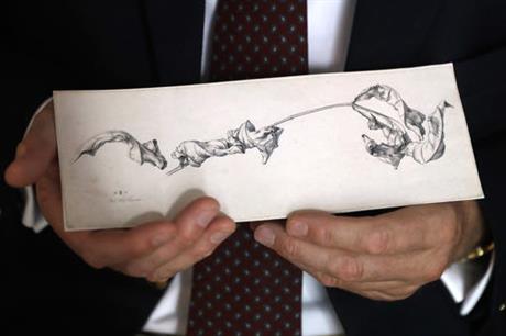 JewishPhoenix's tweet image. National Gallery returns drawing to heir of Holocaust victim: buff.ly/2b6R1K8 #WeRemember #Holocaust