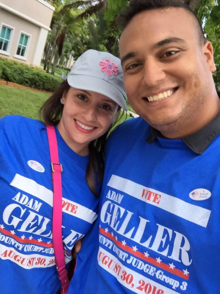 GellerforJudge's tweet photo. Thank you to all of our friends and family who have been helping us out at the polls! #TeamGeller https://t.co/fndVMk5Blg