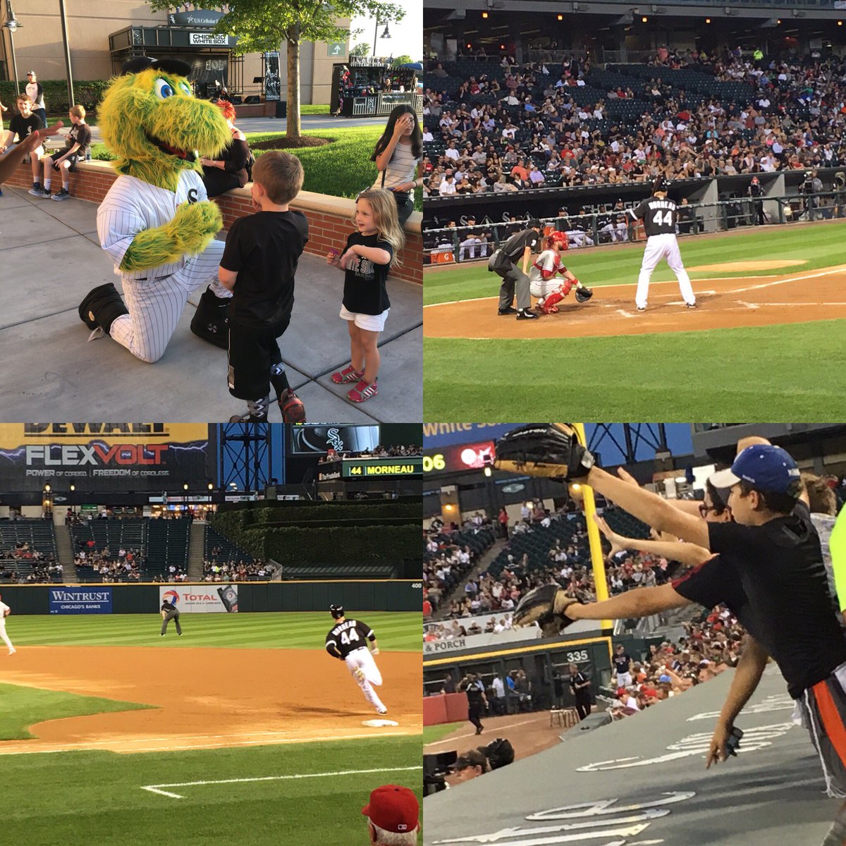 maudlynei's tweet photo. A beautiful nite @#CellularField /Soon 2 b #GuaranteedRateField
Even IF @whitesox losing 2 @Phillies 4-2! https://t.co/IRhja9ZCmb