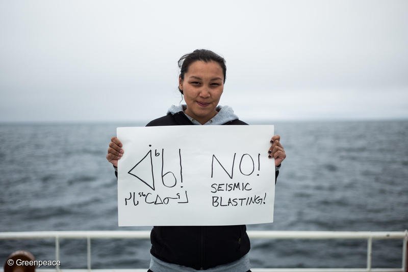 greenpeaceusa's tweet photo. "Save the animals we love and the traditions we hold dearly." // We're with you Clara! https://t.co/nwtkaMG4fz https://t.co/GzJxi0rcFe