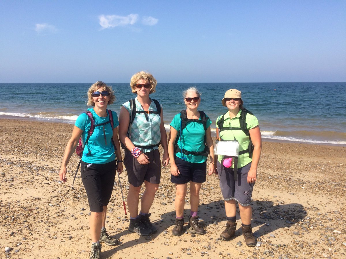 DawnAdelaide's tweet photo. 25m walk on Norfolk Coast Path, thanks for your support @CollingridgeFox. Here are the before, during &amp; after pics! https://t.co/pMCb9kNxGe