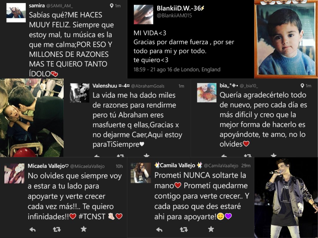 amcxjoel's tweet photo. No Alcanzan Las Palabras Suficientes Por lo que sentimos Por Ti... #Felices18AbrahamMateo #TCTNST @AbrahamMateoMus 😜 https://t.co/W1c5pSb5kh
