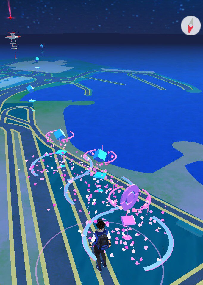 Pok2nice's tweet photo. Super coin à #Magicarpes à Cannes sur le parking de Bijou Plage. #PokemonGo https://t.co/YGFsvf5x3h