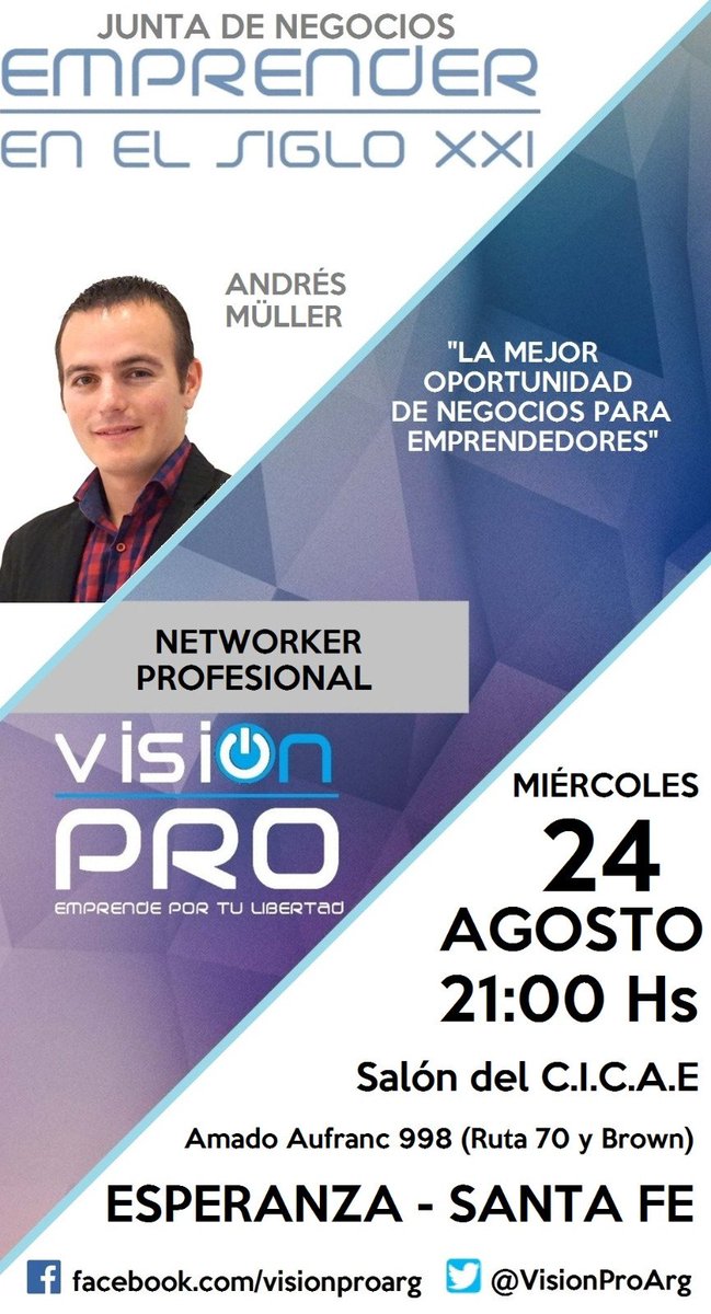 VisionProArg's tweet image. Hoy en Esperanza! Junta de #Negocios. La mejor #oportunidad para #emprendedores del Siglo XXI
#EmprendePorTuLibertad