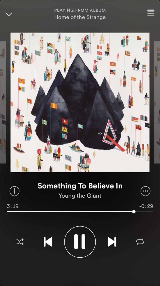 yourbuddycolton's tweet photo. Song of the day:
Something to Believe In
By 
Young The Giant https://t.co/zUn4XwvhE8