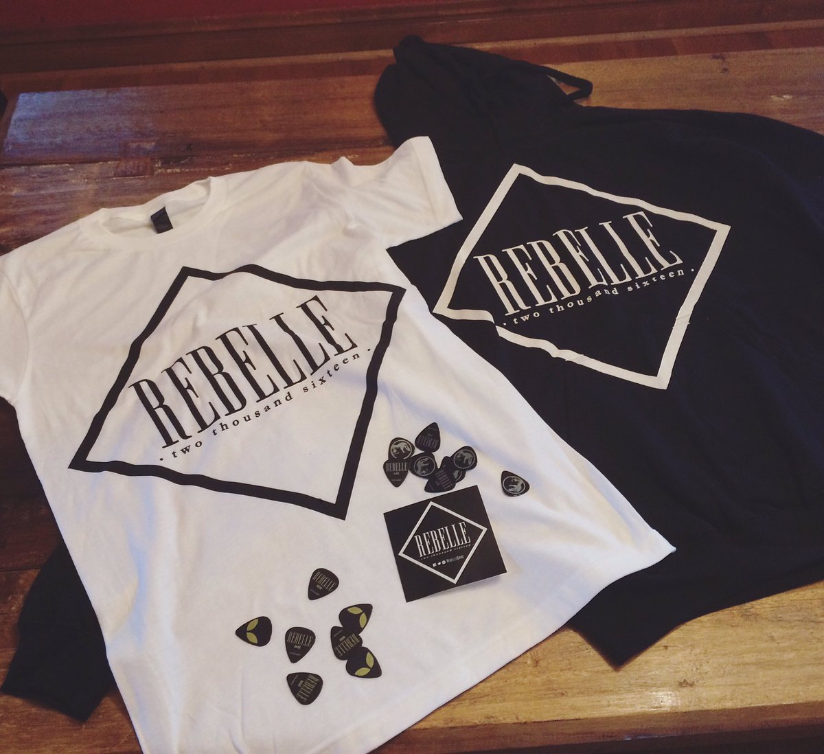 New merch available at rebelleband.bigcartel.com !