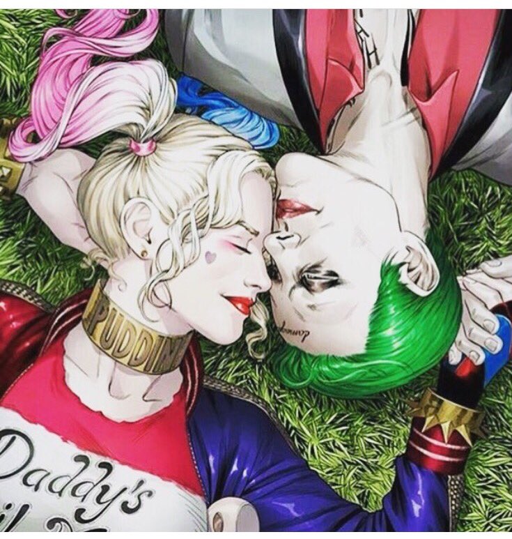 _Ice_Maiden's tweet photo. The ultimate love story: Harley Quinn &amp; Joker @SuicideSquadWB #wouldyoudieforme #wouldyouliveforme https://t.co/mwVQvHTOKc