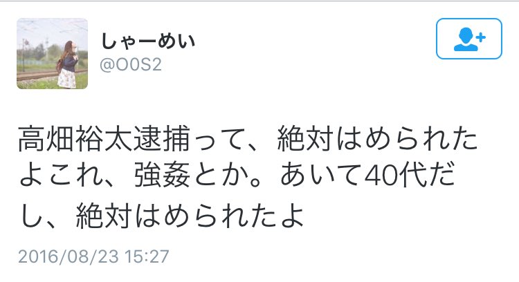 刺したいハニーびぃ 高畑裕太は40代女性にはめられたに違いない という方々の意見その12