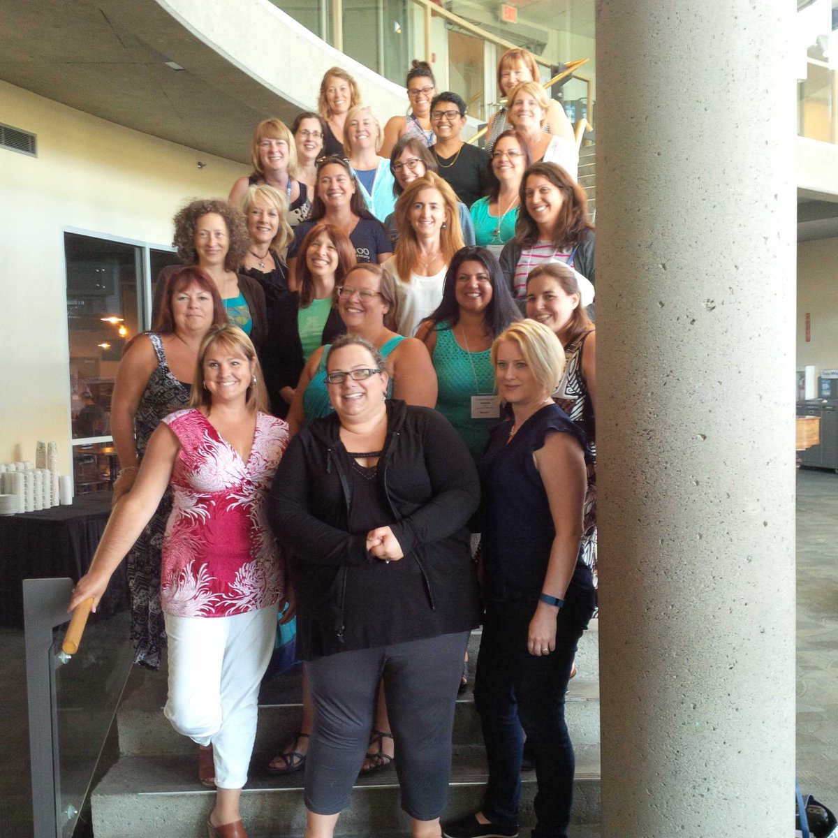 ClintJohnston7's tweet image. The first group of WIN facilitators, participating in #bctf2016 Summer Conference. Amazing group!
