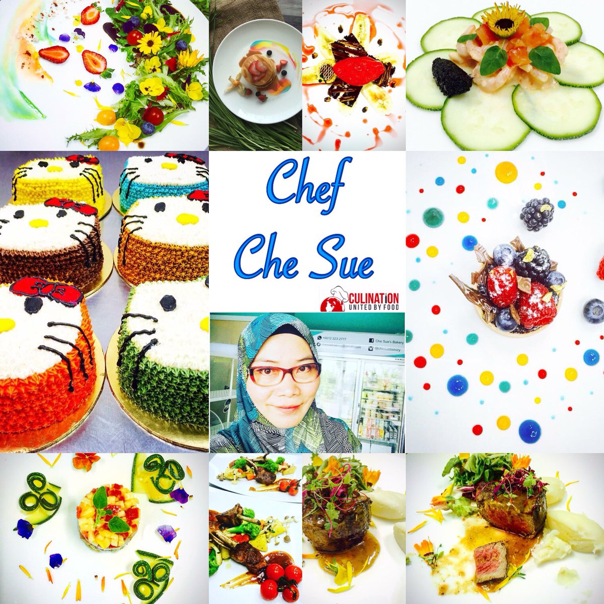 CuliNationMag's tweet photo. Beautiful creations from Chef Che Sue @khalidsuzana1 #Culination #UnitedByFood #CulinationMagazine #Dessert #Bakery https://t.co/zQq2yhEysv