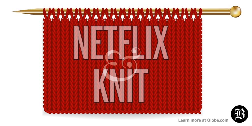 BostonGlobe's tweet image. The newest millennial trend? Netflix and knitting. bos.gl/JNkkpDW #KnitFlix