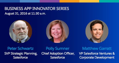 Join Salesforce future thinkers on 8/31 for a glimpse into the next business app revolution: sforce.co/2bQpdcF