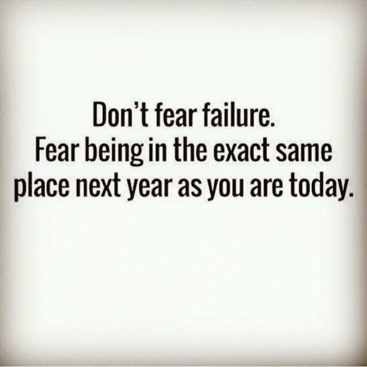 welovethegrind's tweet photo. Don't fear failure... https://t.co/MFFzUB4IvG