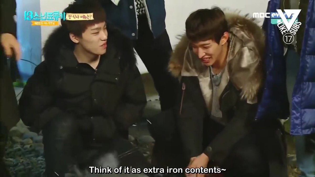 seventeenquotes's tweet photo. extra iron contents  
cr. like17subs on yt https://t.co/RToWLAMC3D