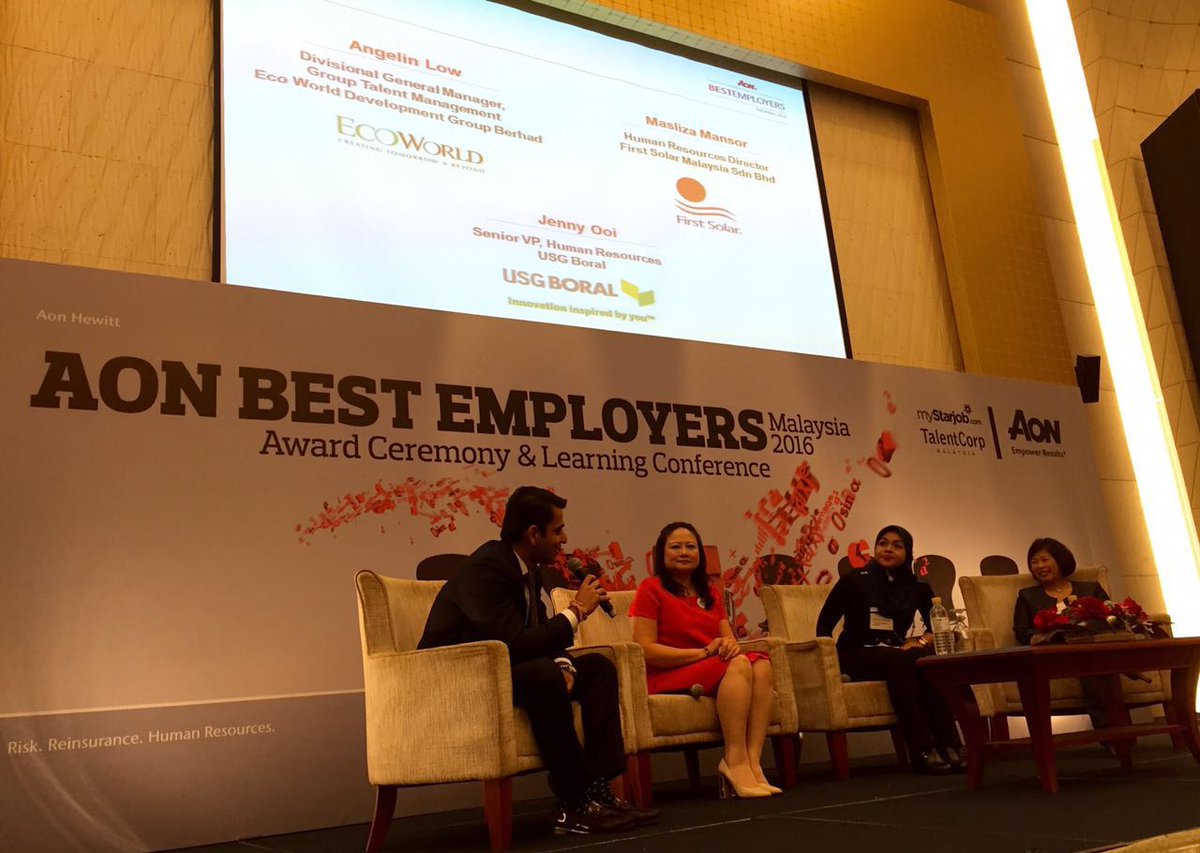 AonAsia's tweet photo. What's next for HR in the age of disruption? Aon Hewitt's Rahul Chawla moderates. #AonBE2016 @FirstSolar https://t.co/RWWh6Ri5j4