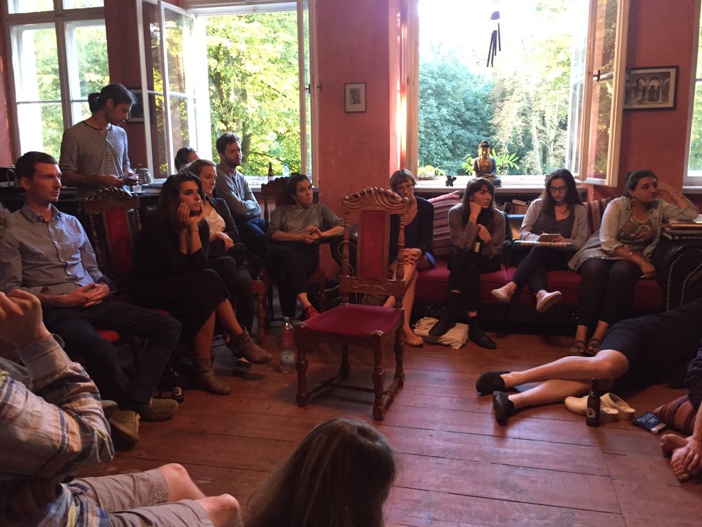 euroalter's tweet image. 80 activists + 3 and 1/2 days + 1 castle = shifting baselines #EACampus16