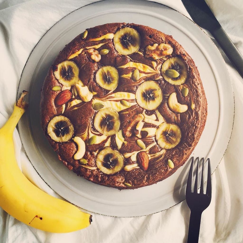 ayupichi1206's tweet photo. おやつの時間⌣̈⃝♡⌣̈⃝♡
バナナのマーブルチョコcake🍌🍌🍫
甘いものの時間は幸せ🙈❤️⑅* #ayupichikitchen #cutecooking #cake #お… https://t.co/JIyINtxV1k https://t.co/ADLxC9R44E