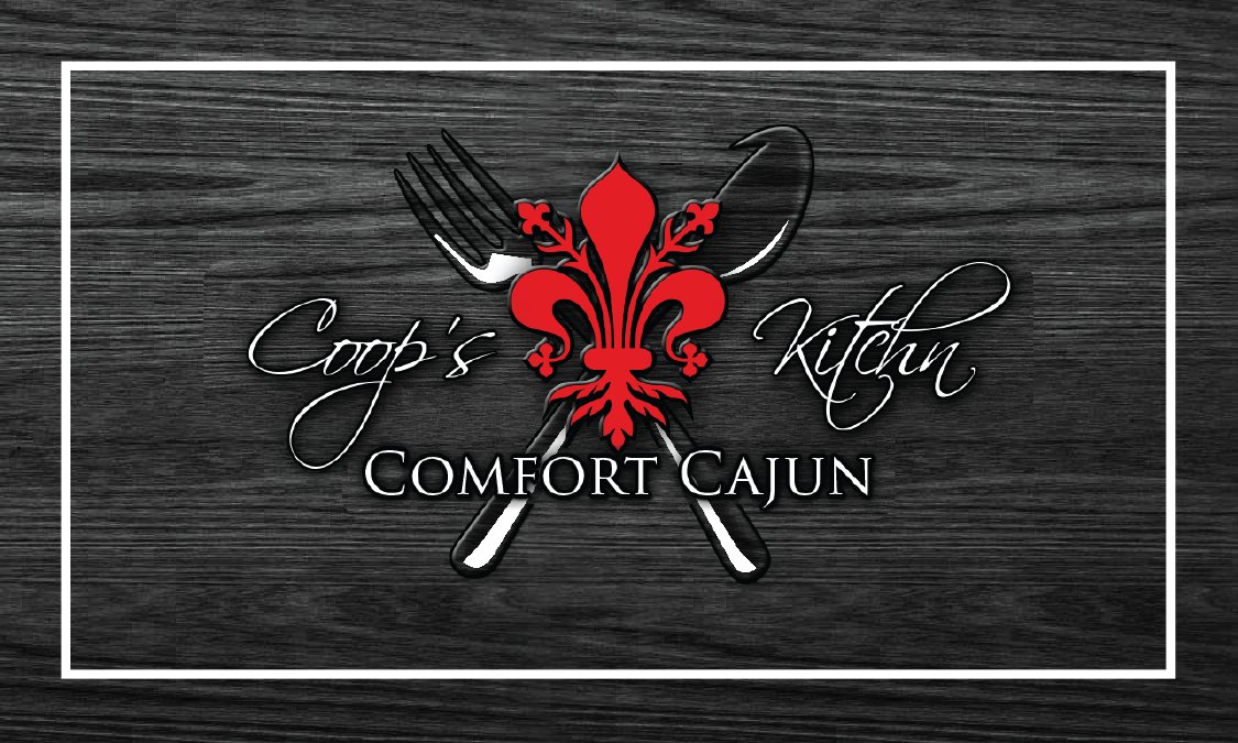 Just_R_Graphics's tweet photo. Coop's Kitchn has officially been enhanced on behalf of the team @ #JustRightGraphics. #JustRightLogo #BusinessCard https://t.co/Lnxj5Y4tRU