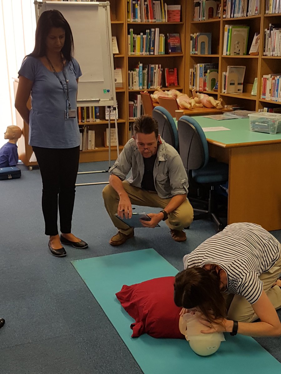 CPD_TTS's tweet photo. We have over 275 trained First Aiders @TanglinTrust Today our Nurse &amp; Head of OutdoorEd are training 10 more! @PADI https://t.co/06fdCqt6NM