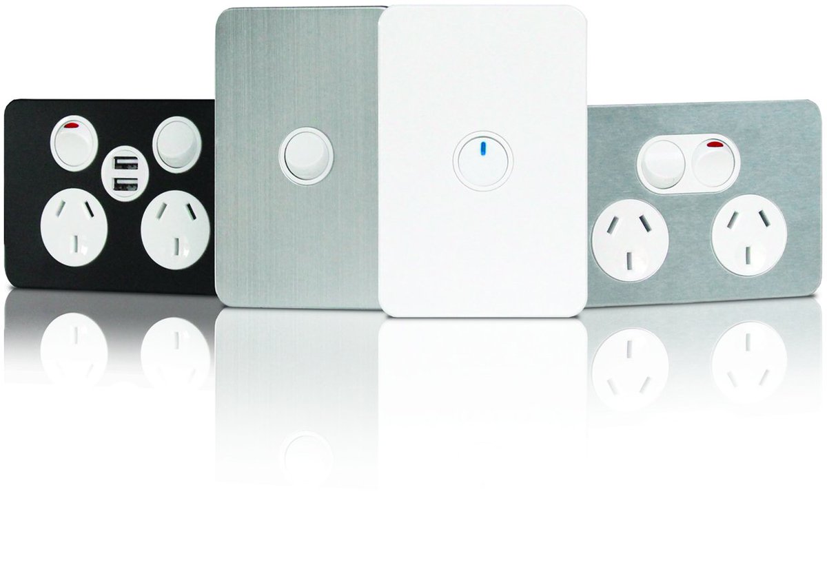 ProjectLightAU's tweet image. New Stock! Silhouette switch range from HagerElectro.com.au