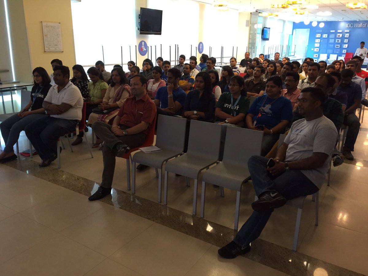 IntuitIN's tweet photo. The functional groups @IntuitIN have gathered to celebrate the success stories from Q4. #FGAllHands #oneintuit https://t.co/hgrXfUlmQP