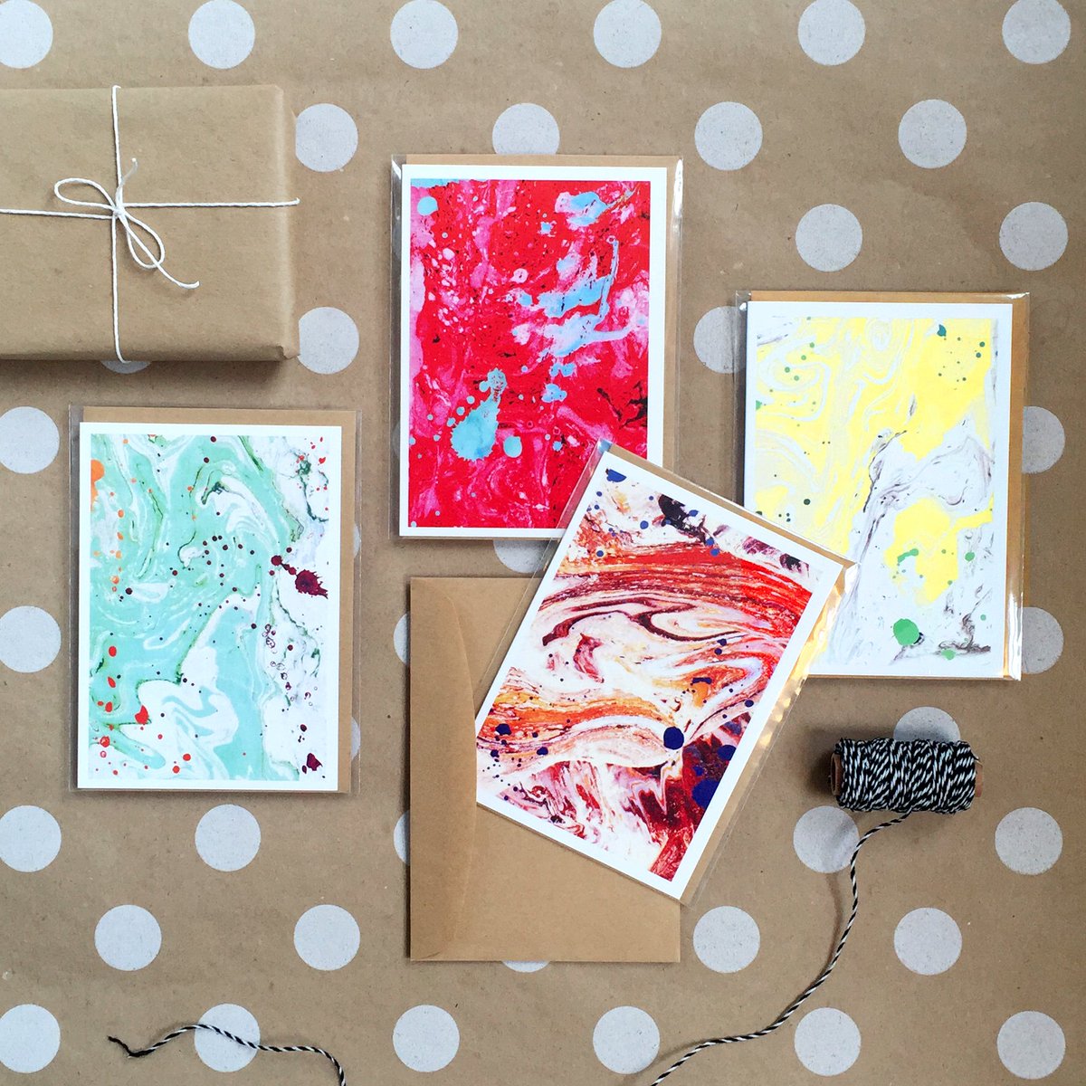 CandleBarkCards's tweet photo. #greetingcards #stationery #bright #colour #colourful #colours #marble #paper #card #present #gift #giftodeas #kraft https://t.co/frmka7PmWX
