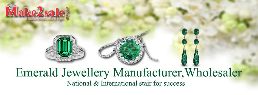 Find Emerald Jewellery Necklaces,Bracelets,Earrings, and Ring  Manufacturer, Wholesaler. make2sale.com
