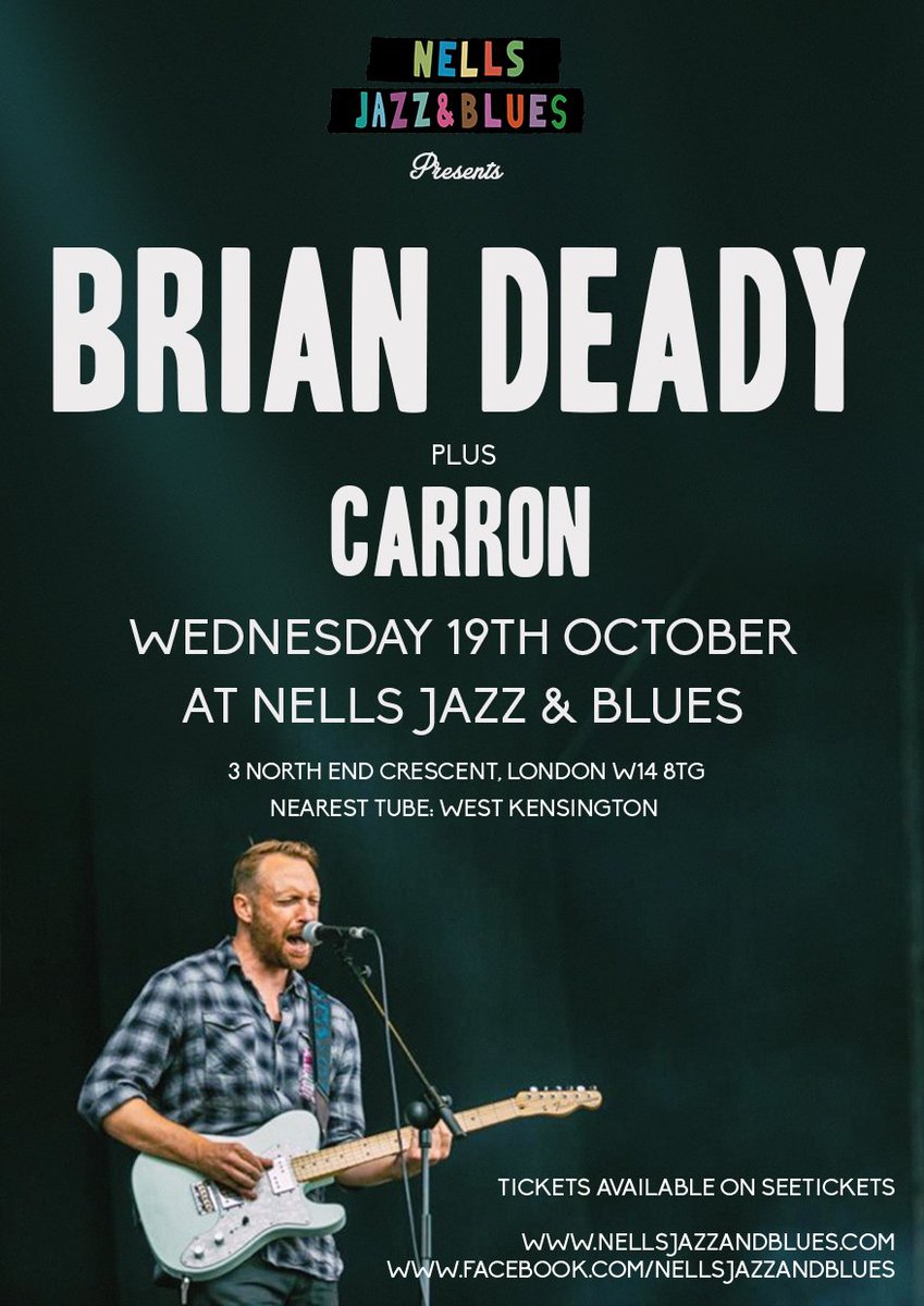 NellsLondon's tweet photo. @Briandeady & @carronmusic will be @ Nells as part of the #Fleadhweek. Book your tickets NOW https://t.co/AKg2TwgDWF https://t.co/SYd7KmQilP