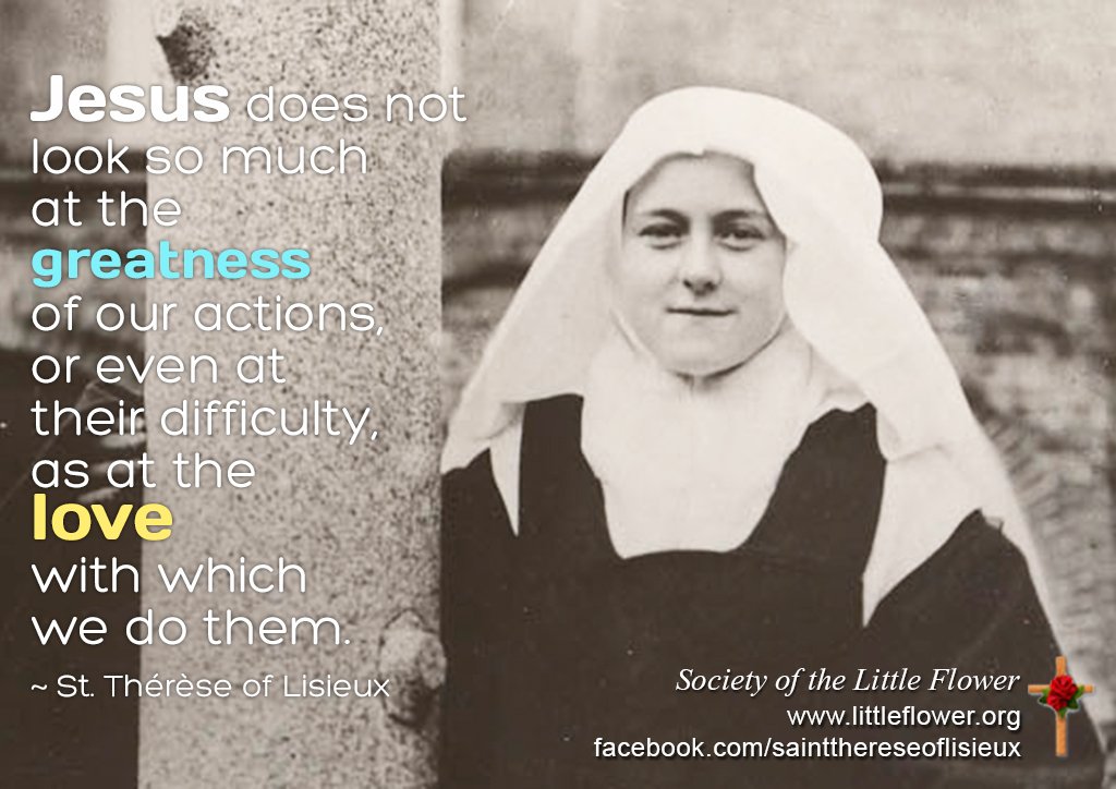 SocLittleFlower's tweet image. Jesus looks -St. Therese Daily Inspiration ow.ly/QTZt30222ac