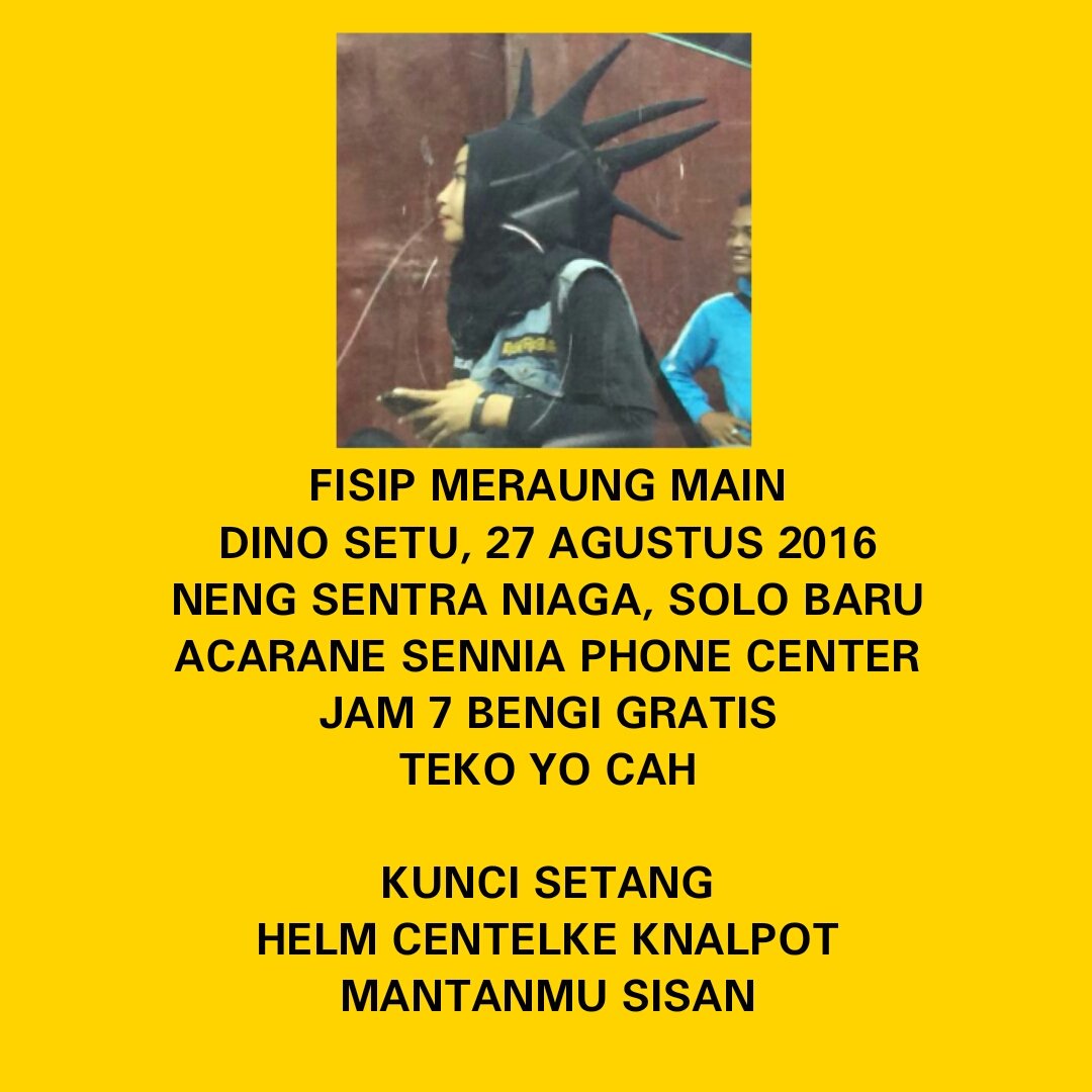 fisipmeraung's tweet photo. #MeraungDay https://t.co/cygpbSomKq