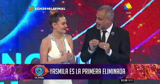 GHermano_2016's tweet photo. Yasmila fue la primera eliminada en #LaFinalGH2016 https://t.co/uoNKsSxMaZ  #YasmilaGH2016 #GH2016 @yasmi_mendeguia https://t.co/Ln0J3bmEPK
