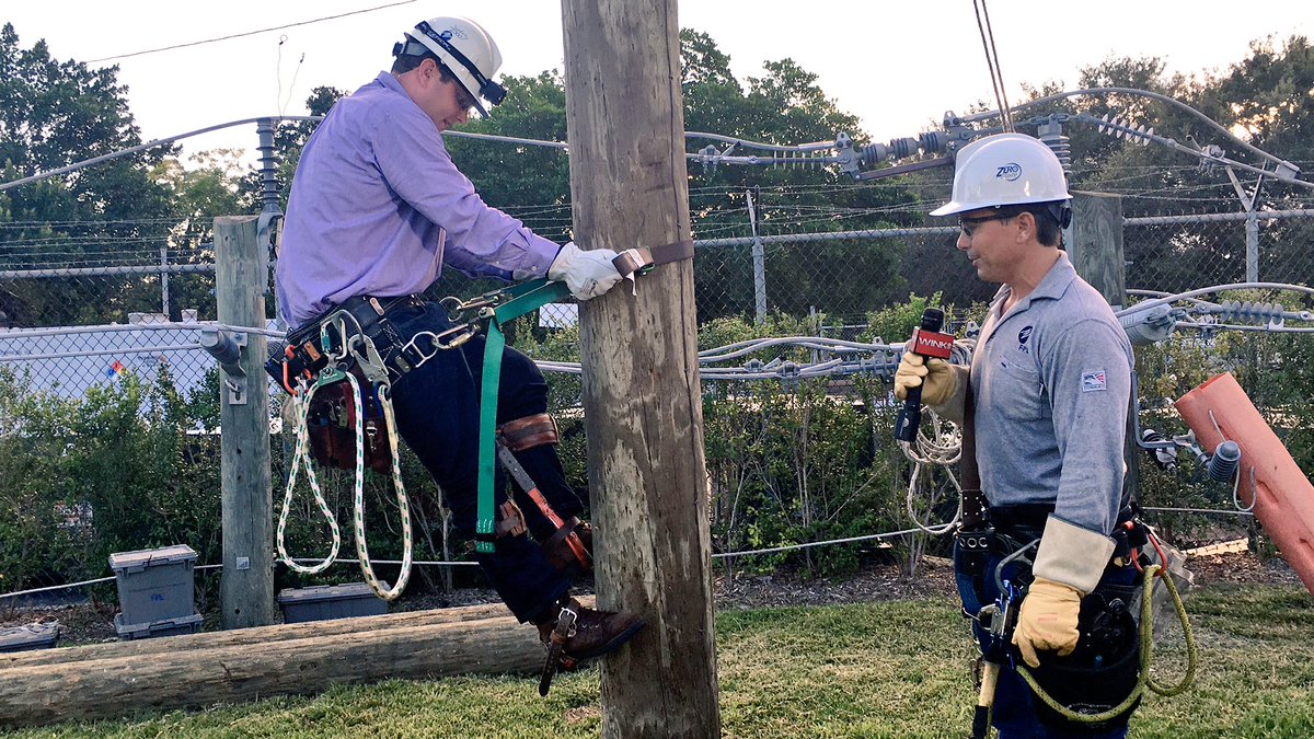 JohnTrierweiler's tweet photo. The Line Workers @insideFPL are making me one of their own today as we celebrate #LineWorkersAppreciationDay https://t.co/BOm2PzZpgP