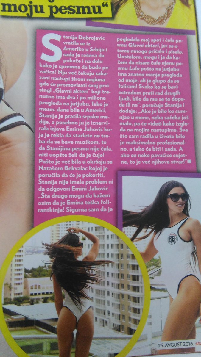 jokamiljanovic's tweet photo. @Stanija Stanija uzvraca udarac ,Emina je teska folirantkinja #Stars #Cita se #Stanki 👸😘💝 https://t.co/VlSavZWwjg