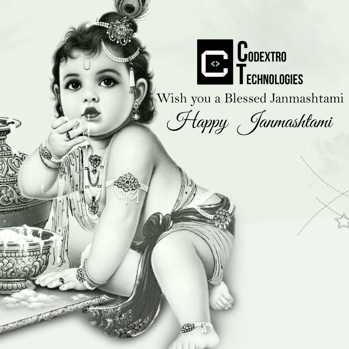 CodextroT's tweet photo. #CODEXTRO #TECHNOLOGIES wish you a Blessed janmashtami
HAPPY JANMASHTAMI
https://t.co/g4VY9CE2Yp https://t.co/Kw9Q5jZ4bj