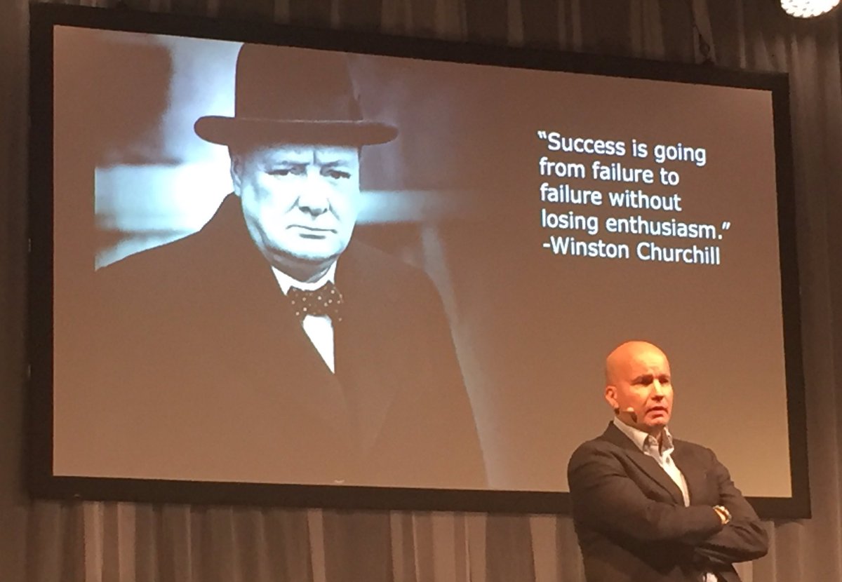 AnuRosberg's tweet photo. "Menestyksen salaisuus: älä menetä innostuneisuuttasi tappiosta huolimatta!" @kimvaisanen #NorthernGlow https://t.co/Bgub26Dagu