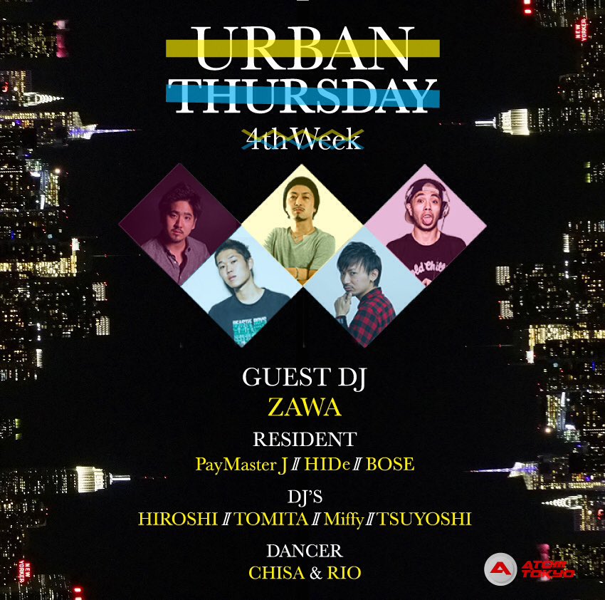 DJ_HIDe0108's tweet photo. 今夜から4連チャン!
明日は合間にブレちゃんの応援にも行きます!
よろしくお願いします!
#ATOM #VUENOS #3K_RAT #サンカラ #セクビ #ANDLEVIC #WHITEJAM https://t.co/nw6uROSaoG
