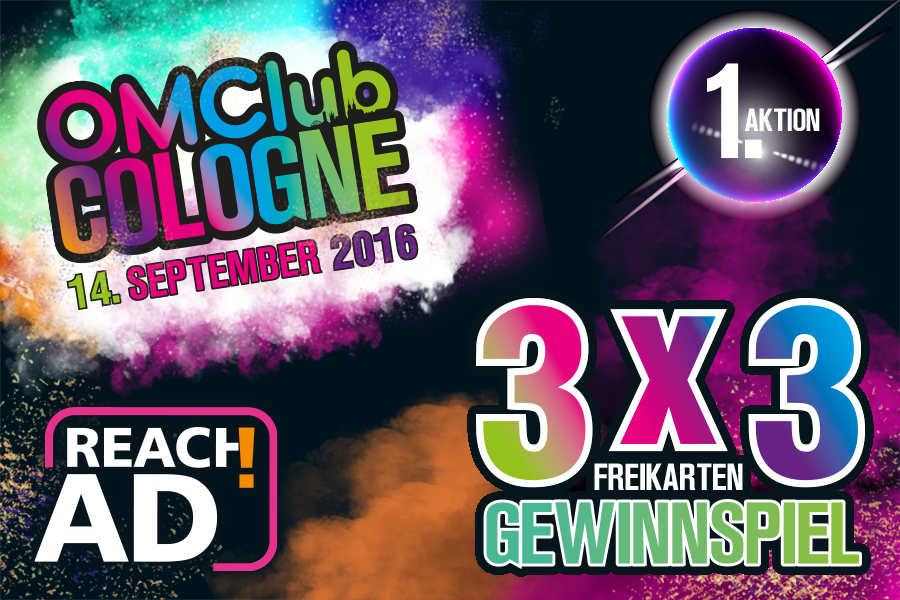 reachadgmbh's tweet photo. OM..wait for it..Club! Wir verlosen 3x3 Tickets fรผr @omclub, die INoffizielle #dmexco-Party: https://t.co/hJorCjU7QY https://t.co/0iBL0nhfqT