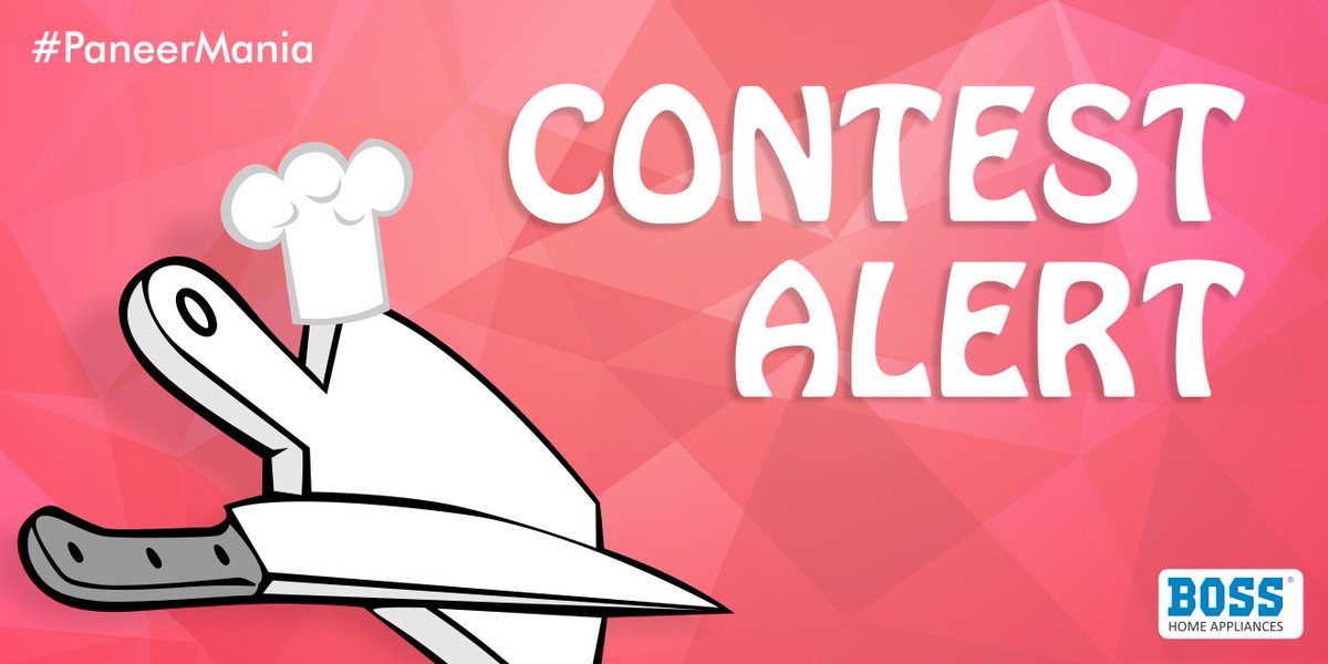 BOSS_Appliances's tweet photo. Psst… Are you ready for the #contest? #StayTuned, just a day more to go!

#1DayToGo #ContestAlert #PaneerMania https://t.co/NnJ2qJ3sNh