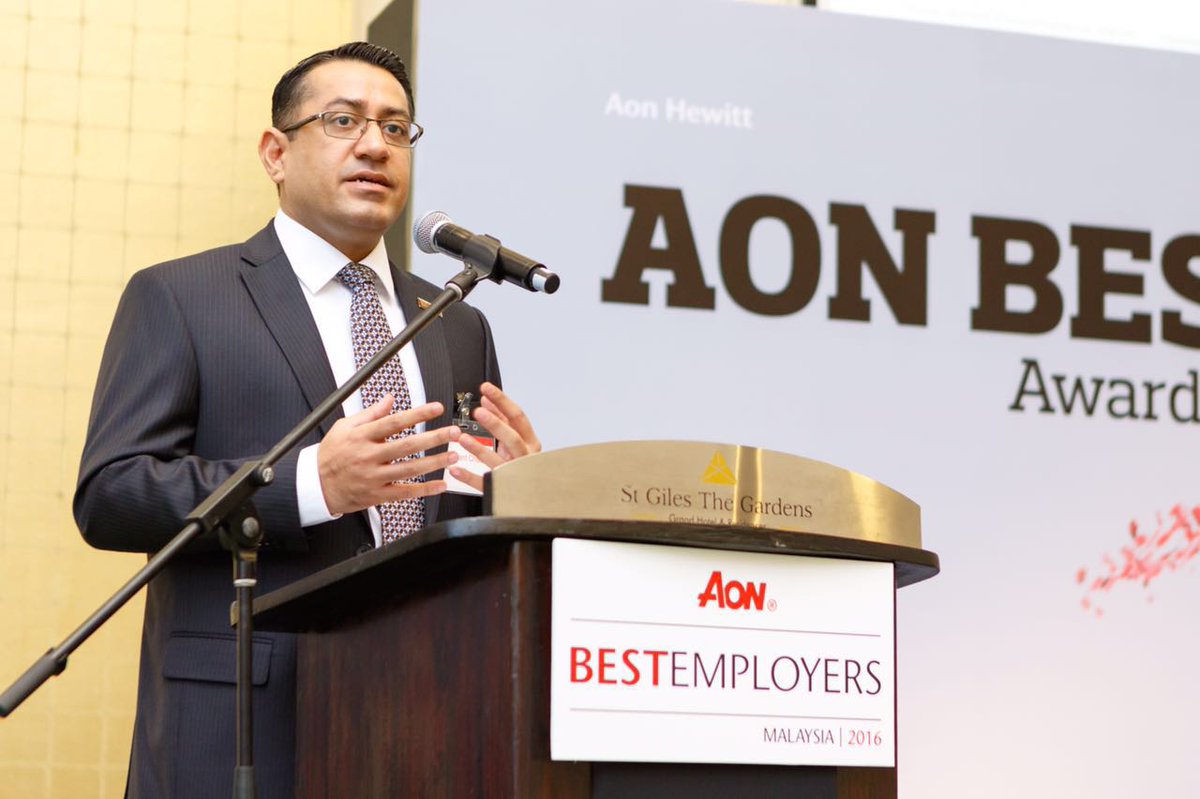 AonAsia's tweet photo. Aon Hewitt's MD Malaysia, Prashant Chadha closes the conference &amp; looks ahead to Aon Best Employers 2017! #AonBE2016 https://t.co/gWHVuooIFM