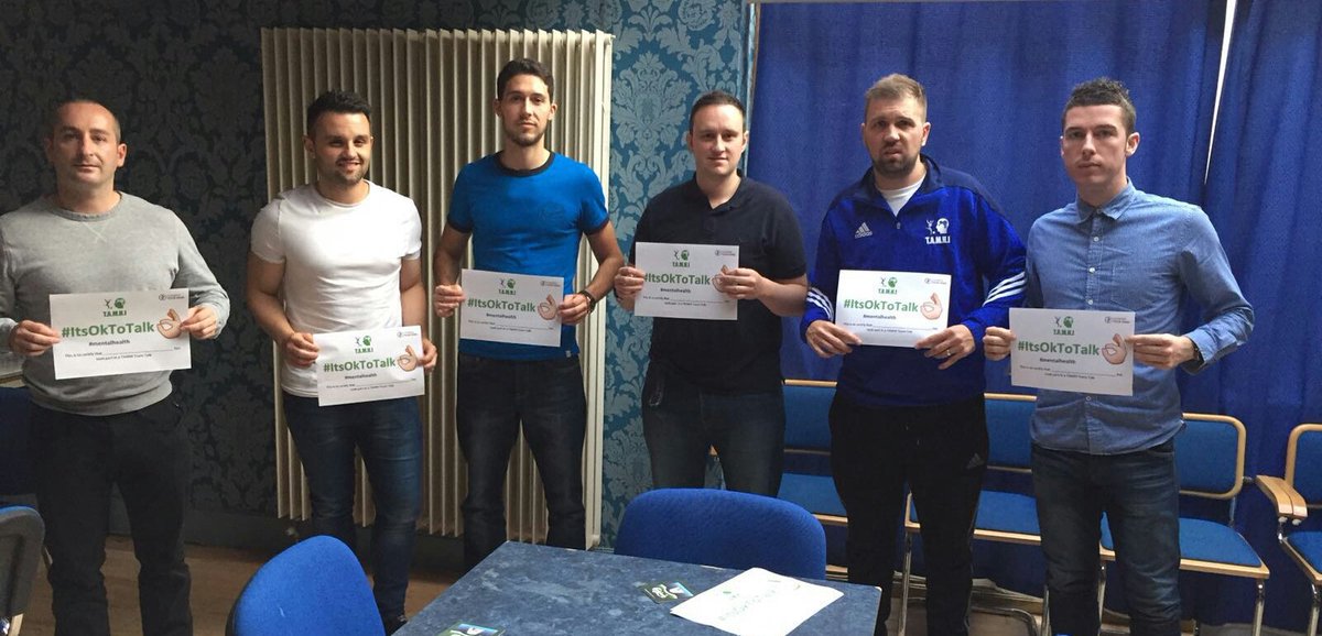<a href="/tamhi_fc/">TAMHI</a> thanks to Joe for giving our players/coaches insight into mental health awareness last night #itsoktotalk
