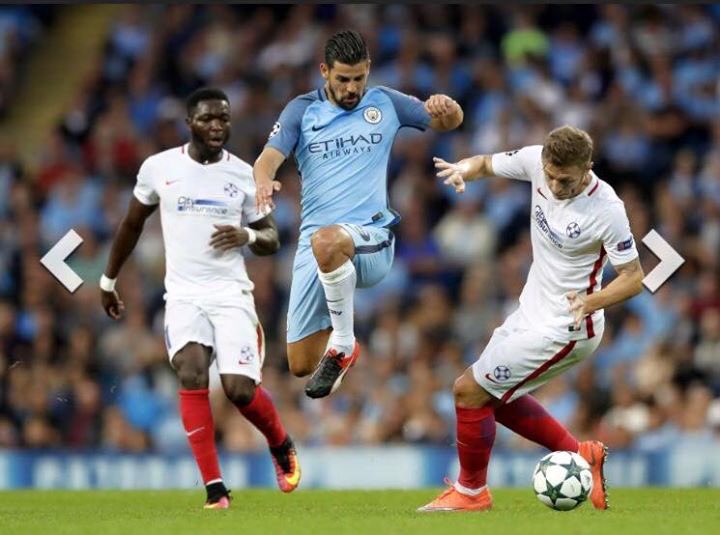 Muniruofficial's tweet photo. Proud of myself and my teammates❤️ playing against one of the best club @ManCity. Learnt a lot from them!🙏 https://t.co/zNhZLm1n0N