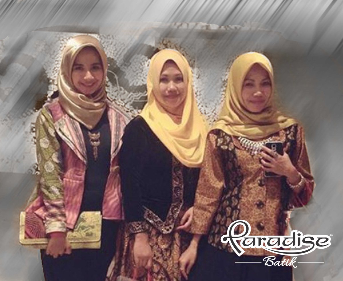 Terima kasih Ibu Evi Permata telah mengenakan batik Paradise