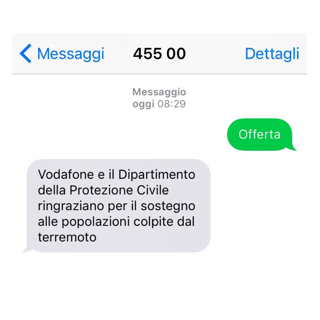 FraBaviera's tweet photo. Donate 2€ Al 45500 , un piccolo gesto di solidarietà per chi ora ha bisogno di noi ❣#TerremotoItalia #PrayItaly https://t.co/zNZTde7mJ4