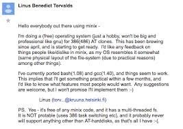 25 years ago today Linux was announced and changed the world forever.  

It's still doing that today.