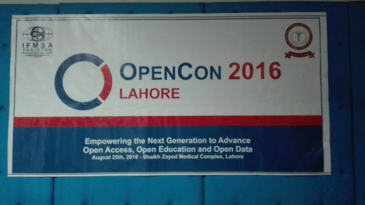 The stage is set #Opencon