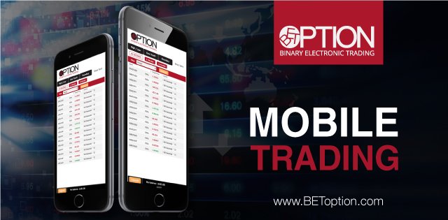 With #BetOption you can trade on-the-go directly from your Android or Apple device.