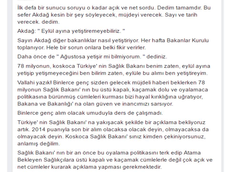 Fulya (@jrr99363) on Twitter photo Umutlarımızı,size olan inancımızı yıktınız sayın bakanım.Atanamayan 400bin sağlıkçıya bu yaplmamalıydı<a href="/DrRecepAkdag/">Recep Akdağ</a> Umutlarımızı,size olan inancımızı yıktınız sayın bakanım.Atanamayan 400bin sağlıkçıya bu yaplmamalıydı<a href="/DrRecepAkdag/">Recep Akdağ</a>