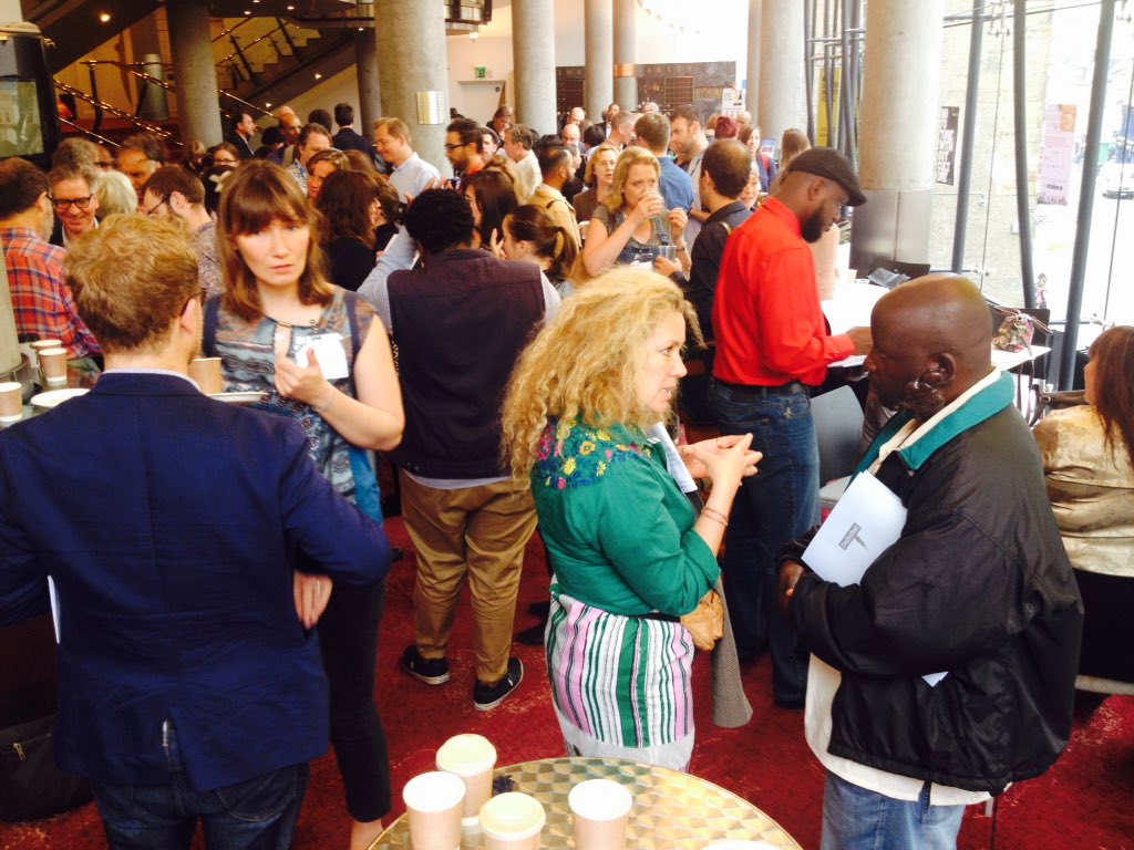 VisitingArts's tweet photo. #VAPB2016 networking in full swing - who are you hoping to meet? @CreativeScots @ACPCulturesPlus #WCCtraining https://t.co/Et7jLW0Xps